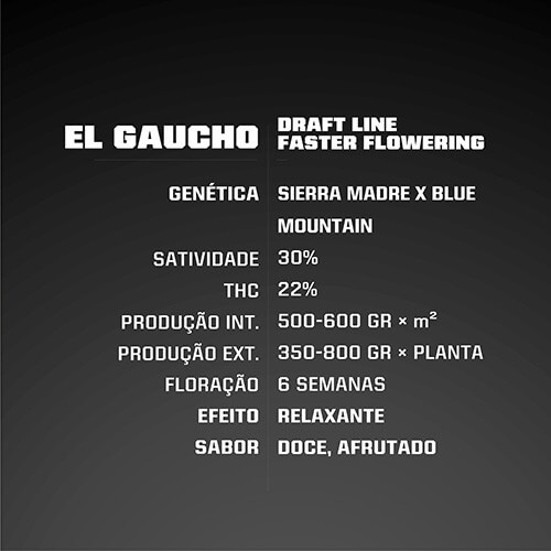 BSF Descripción el Gaucho Faster Flowering Draft Line