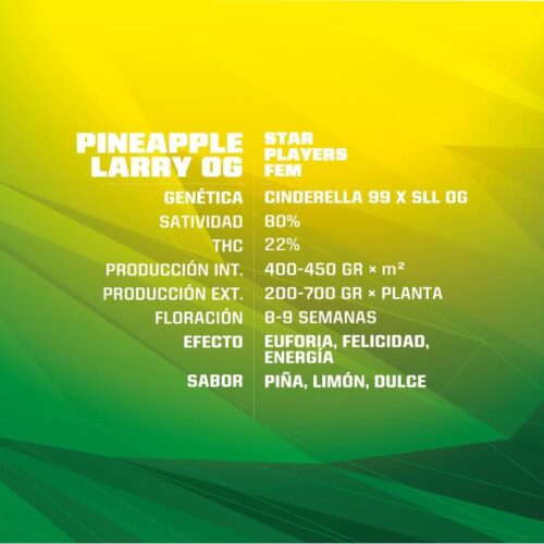 BSF Descripción Pineapple Larry OG